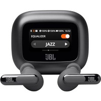 Jbl New Launch Live Beam 3,Hi-Res Audio True Anc Tws,Smart Case With Touch Display,48H Playtime,Wireless Charging,6 Mic,Multipoint Connection,Ip55 Proof,In Ear Headphones App,Personi-Fi 3.0 (Black)