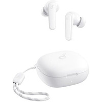 Soundcore By Anker R50I Vi True Wireless Earbuds, 10Mm Drivers With Big Bass, Bluetooth 5.3, 30H Long Playtime, Water-Resistant, 2 Mics For Ai Clear Calls, 22 Preset Eqs, Customization (White)