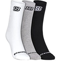 Skechers Cotton Men Short Socks S20033Id-Wbgy L, Multicolour