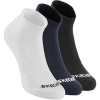 Skechers Regular Cotton 3Pk Mens Half Terry Low Socks Cut-S20069Id-Wbkb, Assorted