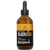 Caraway Organic Blackseed Oil (Kalonji Oil) Cold Pressed - 118 Ml / 4 Oz | Certified Organic Cold Pressed Kalonji Oil For Hair Growth, Drink And Skin Care | Immunity Booster | Edible Grade