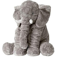 Ikea Jattestor Soft Toy, Elephant, Grey