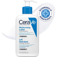 Cerave Moisturizing Lotion For Dry Skin (236Ml) - Formulated With 3 Essential Ceramides And Hyaluronic Acid | Non-Comedogenic, Oil Free And Fragrance-Free Body Lotion
