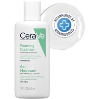 Cerave Foaming Cleanser For Normal To Oily Skin (88Ml) - Dermatologist-Developed Facewash | Non-Comedogenic And Fragrance-Free Cleansers For Acne-Prone Skin