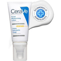 Cerave Am Facial Moisturizing Lotion For Normal To Dry Skin (52 Ml) With Broad Spectrum Sunscreen Spf 50, Enriched With Ceramides, Niacinamide & Hyaluronic Acid