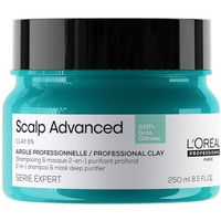 Loreal Professionnel Scalp Advanced Anti-Oiliness 2-In-1 Deep Purifier Clay 250Gms| For Very Oily Scalps | Purifies The Scalp Deeply With 3% Aha & 6% Clay | For Men & Women