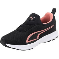 Puma Womens Swilla Wn's Slip On Wn's Black-Carnation Pink-White Running Shoe - 3Uk (37830601)