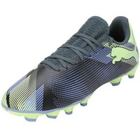 Puma Unisex-Kid Future 7 Play Fg/Ag Jr Gray Skies-Elektro Purple-Fizzy Apple-White Football Shoe - 3 Uk (10794903)