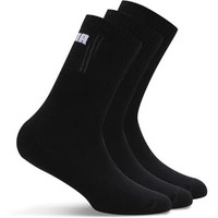 Puma Cotton Unisex-Adult Men Sport Regular Socks 3P, Black-Black-Black, 37/40 (68563003)
