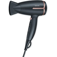 Beurer Hc25 Travel Hair Dryer 3 Years Warranty 1600 Watts, Black