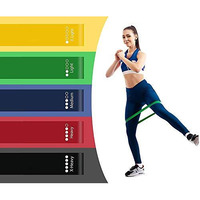 Zurato Resistance Exercise Loop Bands, Resistance Bands Set (5Pcs) Exercise Bands For Resistance Training Fitness Workout Exercise Tubes For Home Workouts Boxing Training