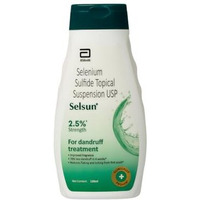Selsun Abbott Suspension Anti Dandruff Shampoo For Men And Women, Clears Away Dandruff Flakes, Relieves From Excessive Oil, Relieves From Dandruff Related Itching- 120 Ml