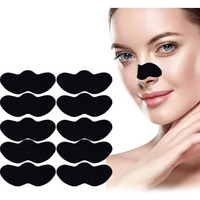 Etsap Blackhead Pore Strips (Pack Of 10) Nose Strips For Black Head Remover,Deep Cleansing Charcoal Strips With Instant Blackhead Removal,Natural Charcoal Pore Cleaner & Minimizer(Pack Of 10)