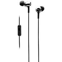 Sony Mdr-Ex255Ap Wired In-Ear Headphones With Tangle Free Cable, 3.5Mm Jack, Headset With Mic For Phone Calls And 1 Year Warranty - (Black)