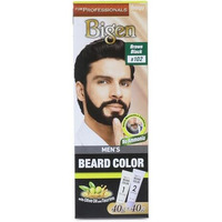 Bigen Professional Beard Colour B102 Brown Black| Leaves No Stains, 40G+40G