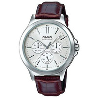 Casio Enticer Analog White Dial Men's Watch (Mtp-V300L-7Audf, A1177, Silver)