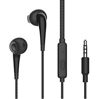 Oraimo In-Ear Wired Earphones | 1.2M Cable | 3.5Mm Jack | Airing Design (Black Color)