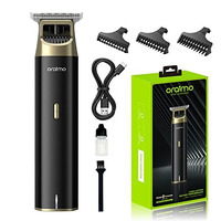 Oraimo Beard Trimmer For Men With Patented Zero Gapped Baldheaded T-Blade Trimmer With Close Cutting |150 Mins Runtime | 2X Fast Type C Charging | Stainless Steel Blades | Professional Beard Trimmer And Shaver For Men| 3 Guide Combs