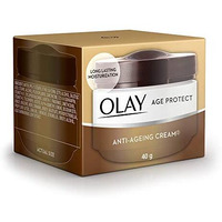 Olay Age Protect Anti-Ageing Cream | Lightens Dark Spots And Reduces Wrinkles | Normal, Oily, Dry, Combination Skin | 40G