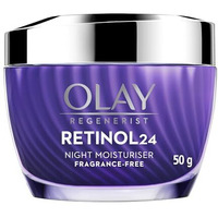 Olay Regenerist Retinol 24 Night Cream L Renews And Resurfaces Skin Overnight L No Redness Or Irritation | Fragrance Free L Normal, Oily, Dry And Combination Skin L 50G