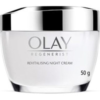 Olay Regenerist Revilatising Night Cream | Hydrated, Plump, Bouncy Skin | With Hyaluronic Acid, Niacinamide And Peptides | Normal, Oily, Dry, Combination Skin | 50G