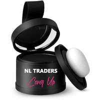 Hairline Powder,Natural Hairline Powder, Hair Shading Sponge Pen, Hairline Shadow Powder Stick, Quick Root Touch-Up Eyebrow Stamp Root Cover Up Hairline Powder Black Root Touchup,4Gm(Black, Standard)