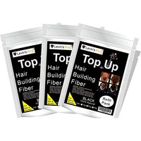 Levins King Hair Building Fiber, Concealer Refill Use For Cabok, Toppik, Looks 21,Regrowth Etc. (Black 25+25+25G) Pack Of 3