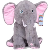 Mirada Enchanting Plush Grey Elephant Soft Toy - Ideal Gift For Girls/Kids - Soft And Cuddly With Sparkling Glitter Eye - 32Cm