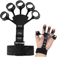 Baerfit Finger Gripper Exerciser Wrist Band Forearm Exerciser Hand Grip Finger Stretch Finger Grip Strengthener Hand Gripper Finger Gripster Grip Strength Trainer For Hand Therapy, Rock Climbing