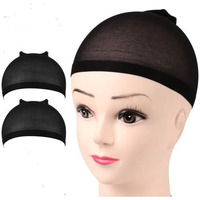 Baerfit 2 Pcs Wig Cap Mesh Net Wig Caps Black Weaving Hair Net For Wig Close End Stocking Hair Cap For Women Stretchy Nylon Fishnet Wig Stocking Caps Wig Net Caps