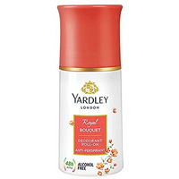 Yardley London Royal Bouquet Anti-Perspirant Deodorant Roll-On| Body Deodorant Roll-On For Women| 48-Hour Active Sweat Protection| Alcohol-Free | 50Ml