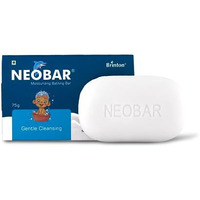 Brinton Neobar Baby Soap For Bathing, Moisturizing, Gentle Cleansing, Skin Friendly, Daily Care, Ph 5.5, 75Gm X Pack Of 2