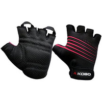 Kobo Ladies Exercise Weight Lifting Grippy Hand Protector Padded Gym & Fitness Gloves (Size-Medium)