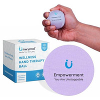 Unwynnd Stress Balls For Adults - Hand Exercise Ball For Stress Relief, Carpal Tunnel, & Arthritis For Hand Grip Strengthening - Anxiety Relief Physio Ball Fidget - Hard (1 Pcs) (Purple)