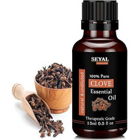Seyal Clove Essential Oil 100% Pure & Natural Therapeutic Grade, For Teeth, Hair, Skin (15Ml)