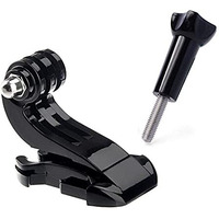 Sidrum J Hook Buckle Mount For Gopro, Helmet Mount Base Compatible With All Gopro Max/Gopro Hero 10 9 8 7 6 5 4 3+ 3 Hd And Other Action Cameras(Jhook+Screw)