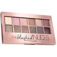 Maybelline New York Eyeshadow Palette, 12 Highly Blendable Shades, Matte And Sheen Colours, The Blushed Nudes, 9G