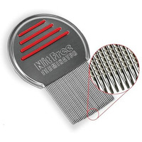 Nit Free Terminator Lice Comb, Professional Stainless Steel Louse And Nit Comb For Head Lice Treatment, Removes Nits (2022 New Model)