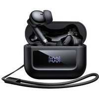 Mcdodo B04 Series In-Ear Digital Display Tws Headphones 5.3 Bluetooth Headset Wireless Earbuds Lossless Sound With Anti-Lost Lanyard Led Invisible Display Earphones With Wireless Charging Box