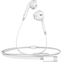 Mcdodo Compatible With Smartphones Hp-6070 Element Series Type-C Wired Earphones, White