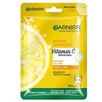 Garnier Skin Naturals, Face Mask, Hydrating, Brightening & Anti-Dark Spots, Bright Complete, 1 Pc, 28G