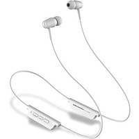 Audio-Technica Clr100Bt Bluetooth Neckband With 200 Hours Standby Time Volume Control Extra Bass Ipx2 Water Resistant Noise Isolation And Magnetic Buds (White)