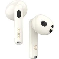 Edifier W320Tn Adaptive Active Noise Cancelling Earbuds, 6 Microphones Ai Call Noise Cancellation, In Ear Detection, Ip54, Bluetooth 5.3 - Ivory
