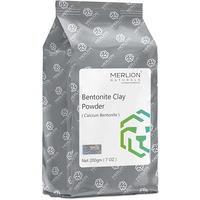 Merlion Naturals Bentonite Clay Powder 200Gm | Calcium Bentonite | For Face Mask, Skin & Hair Care