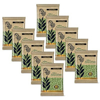 Nisha Nature Mate Henna Based Hair Color Powder Without Ammonia Natural Hair Colour For Women & Men 10Gm Pack Of 10 (Original Black)