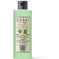 Khadi Natural Herbal Aloevera Conditioner For Hair Growth | Suitable For Curly, Dry And Frizzy Hair - Controls Hair Fall | Parben And Sls & Chemical Free Conditioner For Men Women 200Ml,1 Count