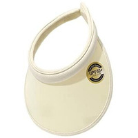Xforce Plaza Polyester Upf 50+ Summer Sun Visors For Women - Fashion Sun Visor Wide Brim Sport Beach Hat Uv Protection Baseball Golf Tennis Cap (White)