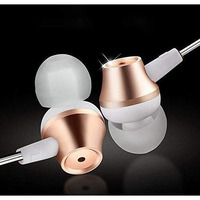 Massi Big Bass Beats Metal Series Universal Headphones With Mic (Gold)