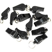 Stonkraft Whistle, Loud Plastic Whistle For Referees Coaches Lifeguards Survival Emergency Football Basketball Soccer Hockey (Set Of 12)
