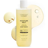 Conscious Chemist Multi-Oil Body Wash Shower Gel | 300Ml | Moisturizing Body Wash For Men & Women | Hydrates Dry Skin, Enhances Glow & Softness | Gentle Formula, Suitable For All Skin Types